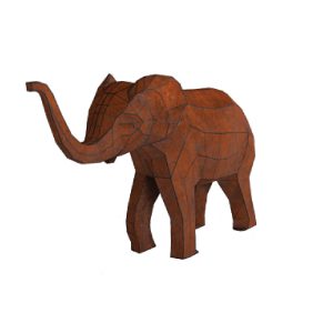 פסל מעוצב – פיל תינוק