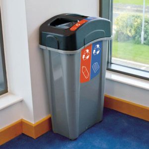 פח עם חלוקה לשני פתחי מחזור 85  ®Eco Nexus